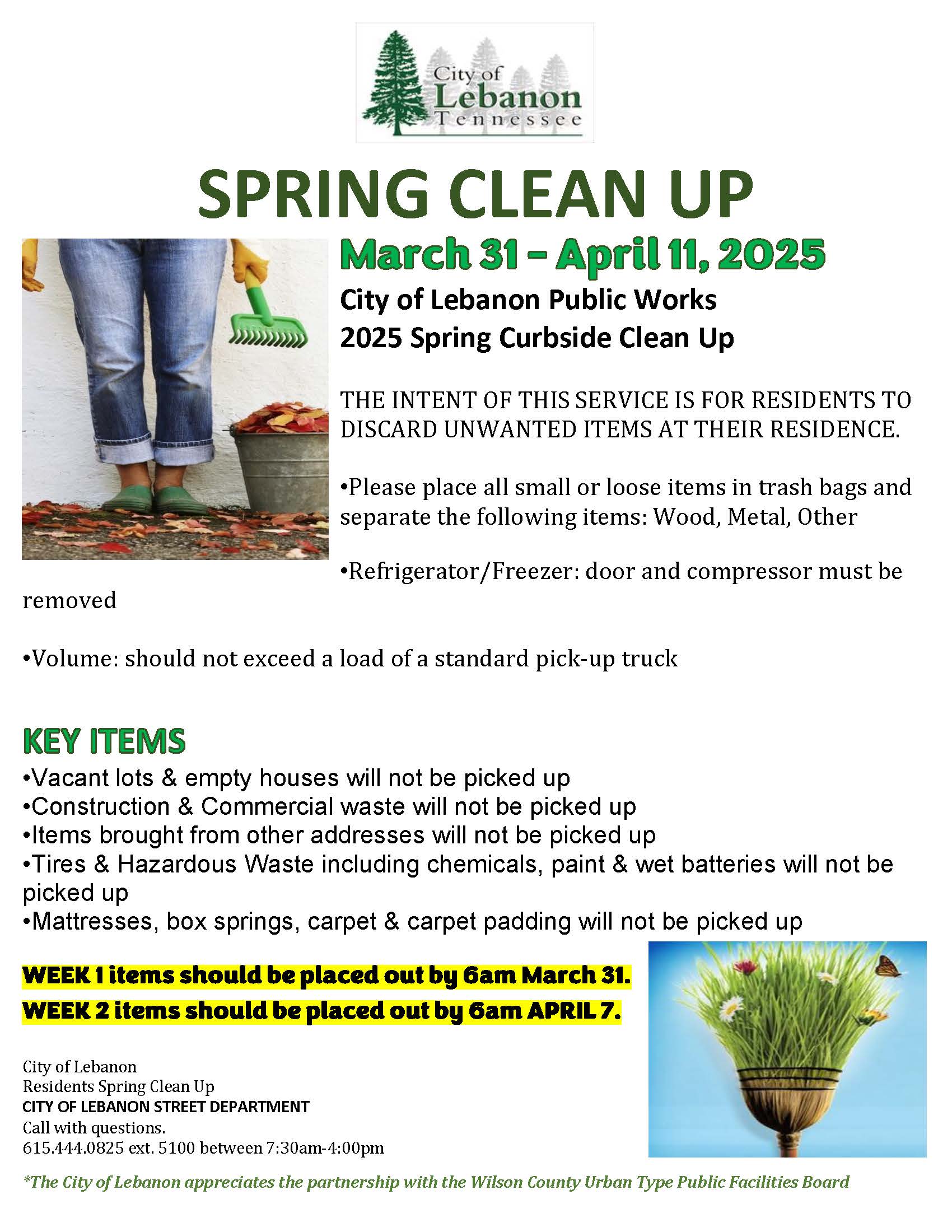 SPRING CLEAN UP flyer 2025